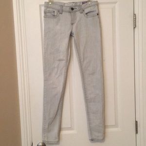 Light Blue / Gray Jeans Roxy Skinny Jeans